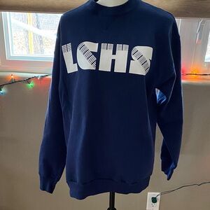 Navy Blue Graphic Ladies  Sweater